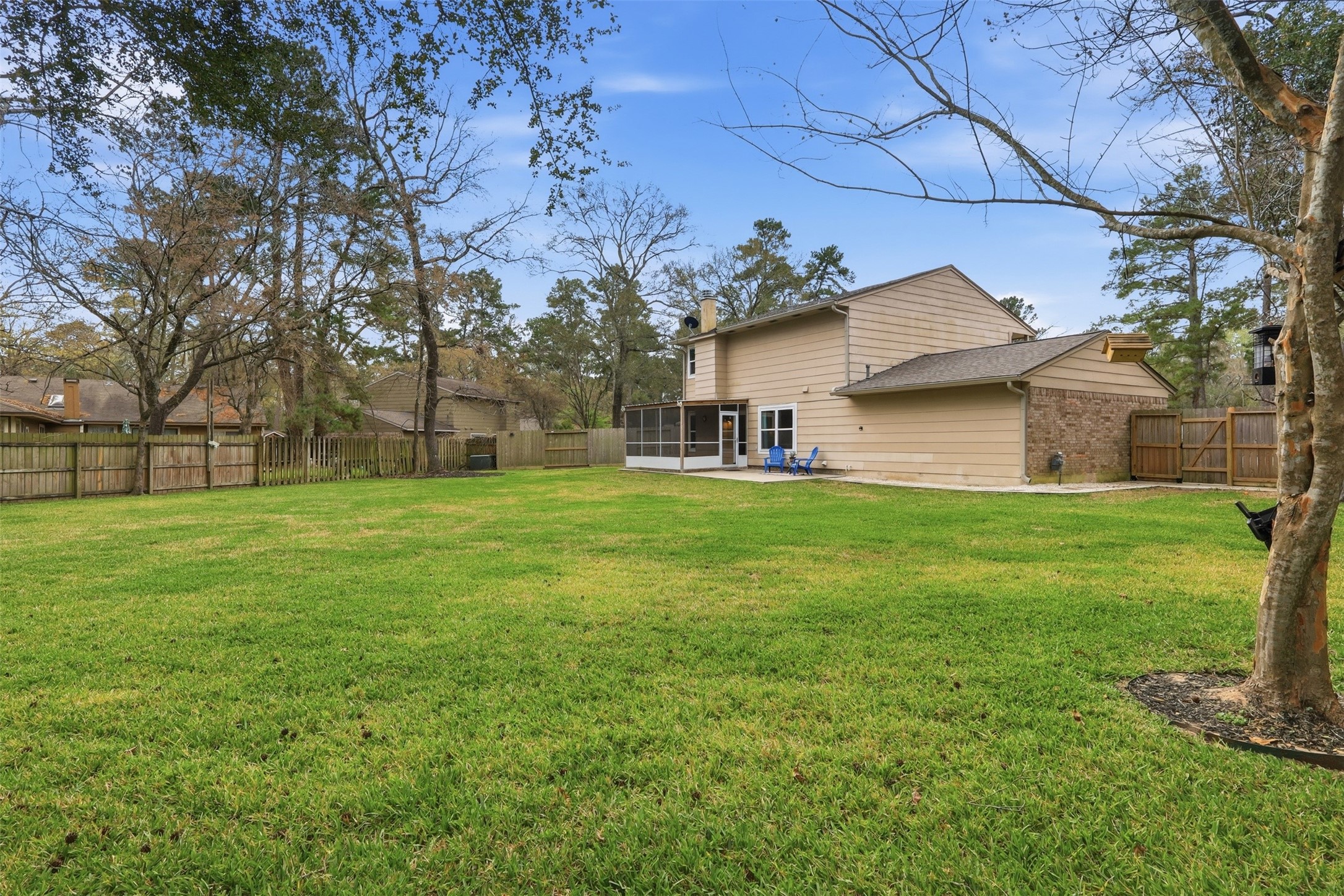 10 East Broken Oak Court Spring, TX 77381 - Photo 28 of 31 Large lush lawn! Wonderful for Cornhole at the family gathering!