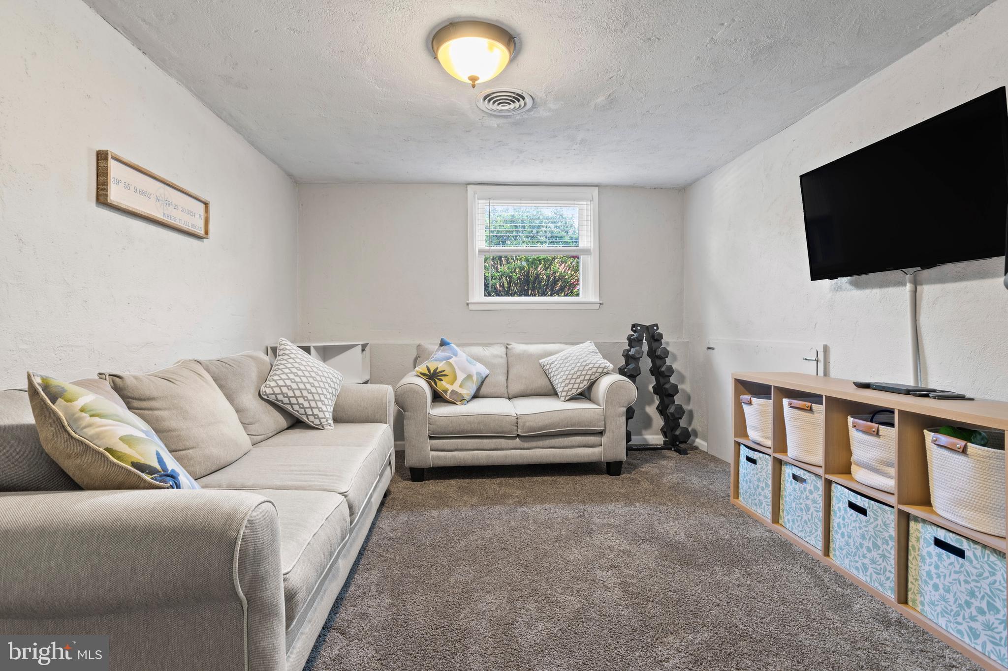 105 Longview Drive Springfield, PA 19064 - Photo 22 of 33 a living room with furniture and a flat screen tv