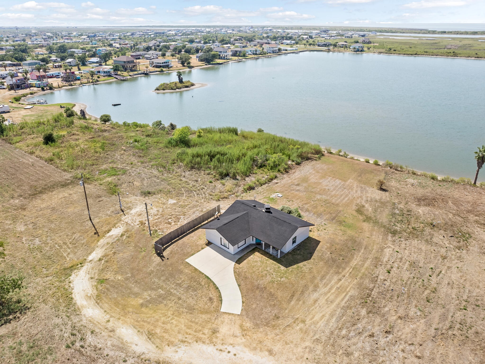 2055 State Highway 87 Crystal Beach, TX 77650 - Photo 29 of 32 a view of a lake view