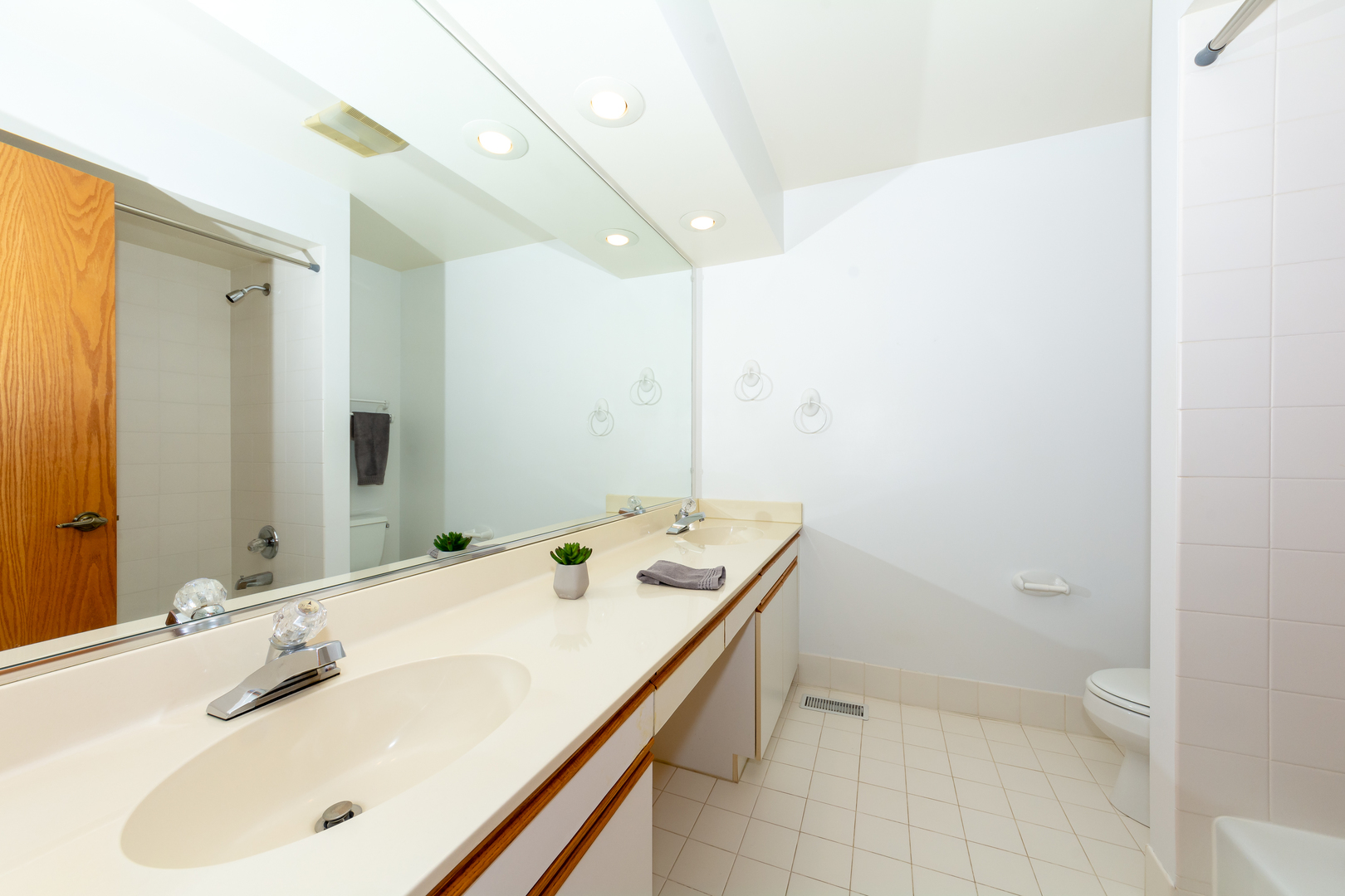 4510 Deer Trail Northbrook, IL 60062 - Photo 31 of 44 a bathroom with a sink a toilet and shower