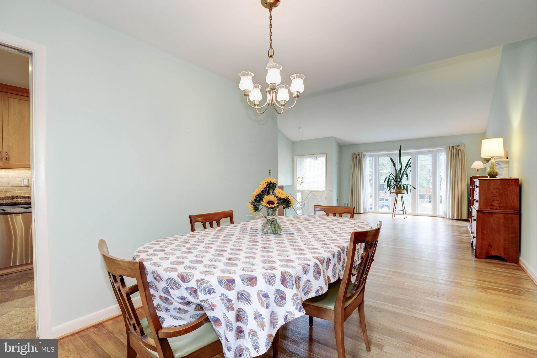 6222 Rockhurst Road Bethesda, MD 20817 - Photo 13 of 52 Dining room open to living room