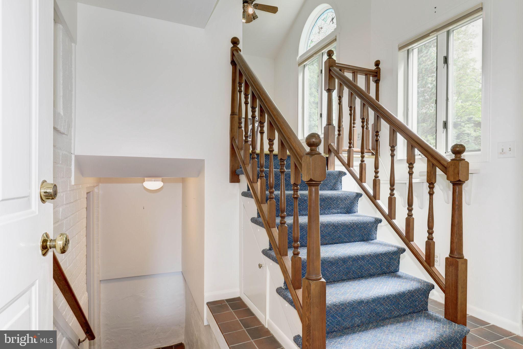 6222 Rockhurst Road Bethesda, MD 20817 - Photo 29 of 52 Back stairs from kitchen to basement