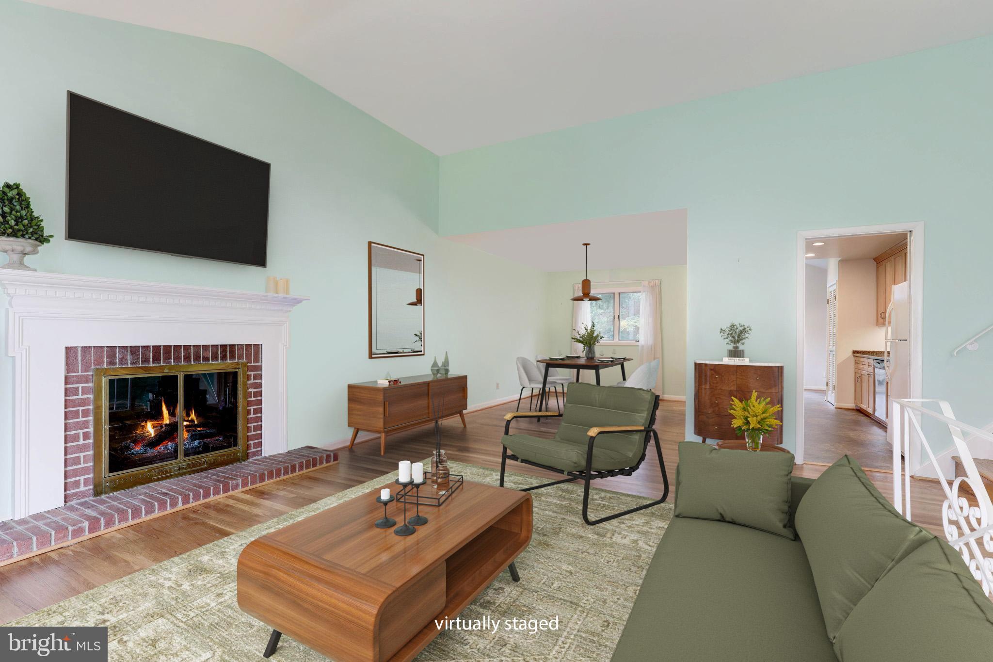 6222 Rockhurst Road Bethesda, MD 20817 - Photo 7 of 52 Wood-burning fireplace with mantel