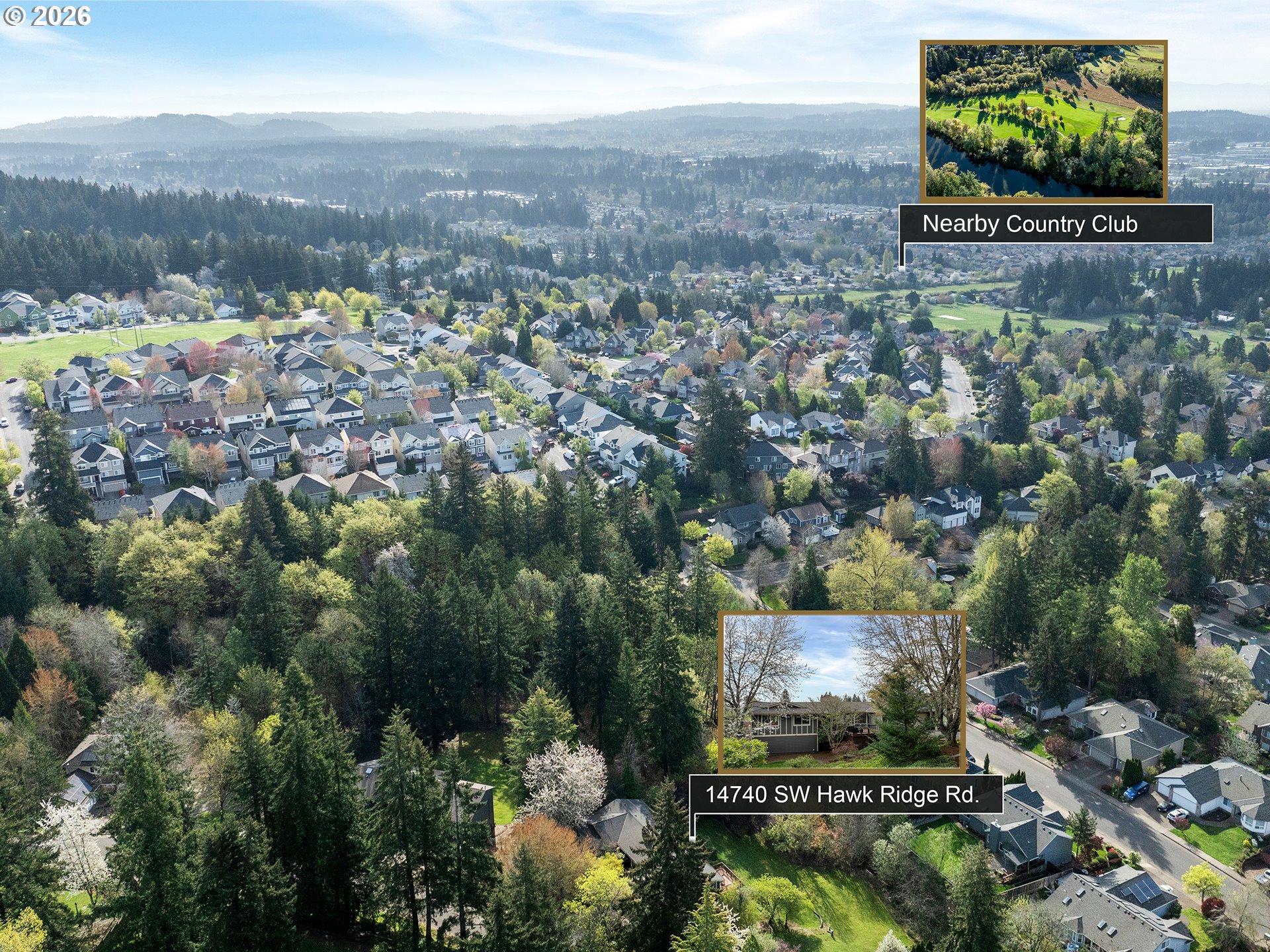 14740 Southwest Hawk Ridge Road Tigard, OR 97224 - Photo 45 of 48 Drone View/UAV