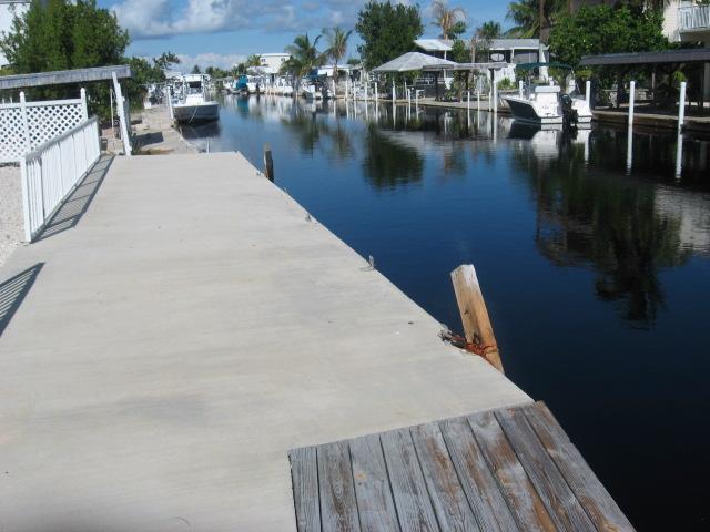 109 Grassy Road Key Largo, FL 33037 - Photo 10 of 11 60 foot Concrete Dock