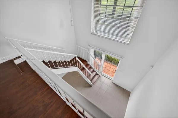 a view of sitting area in front of window
