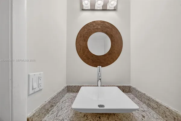 a close view of a sink