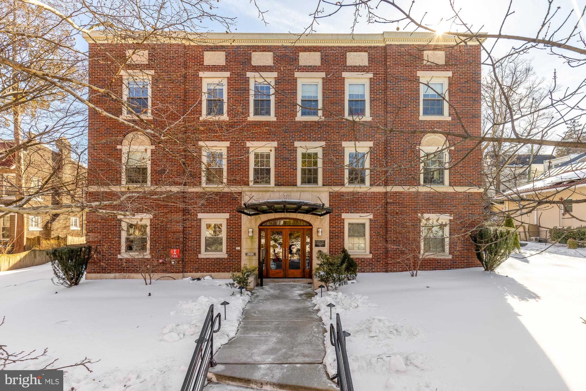 2926 Porter Street Northwest, Unit 306 Washington, DC 20008 - Photo 13 of 19 a front view of a building