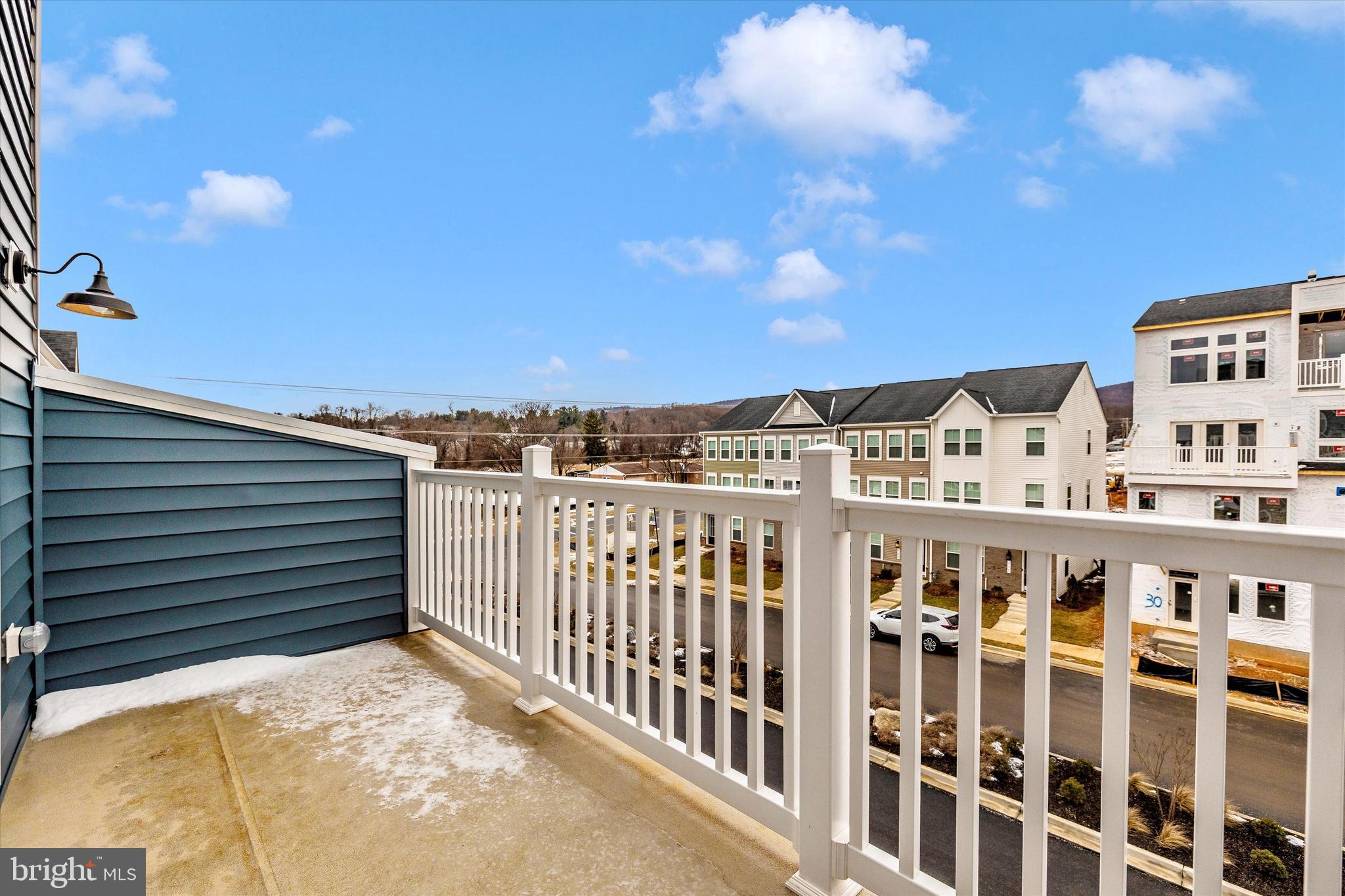 720 Iron Frg Road, Unit A Frederick, MD 21702 - Photo 23 of 44 Spacious balcony off family room.