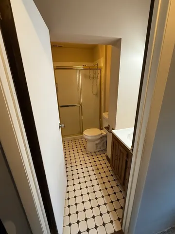 a bathroom with a sink and a toilet