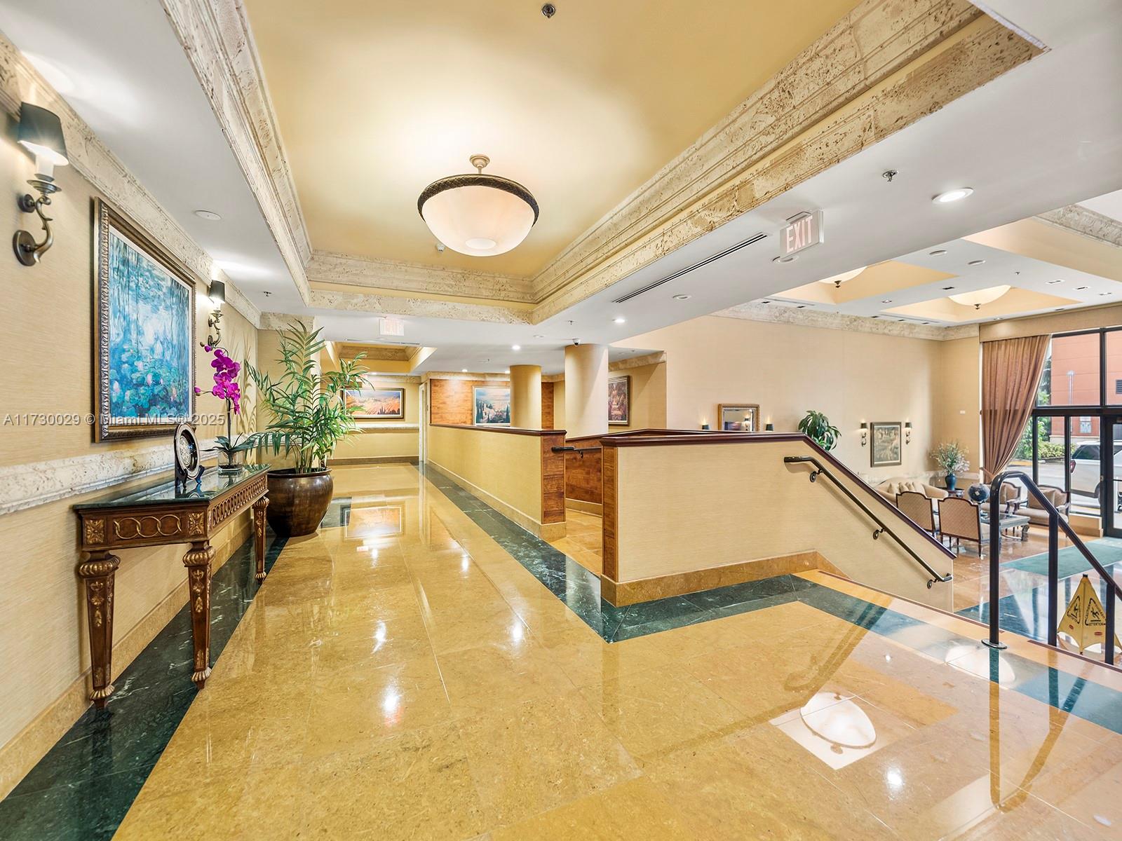 a view of a entryway