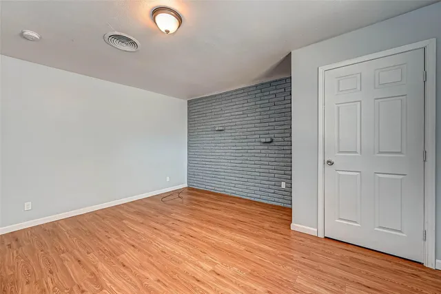 wooden floor in an empty room