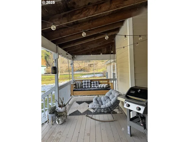 a room with furniture and a window