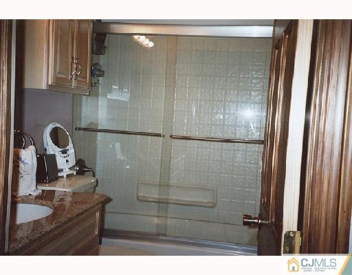113 New Brooklyn Road Edison, NJ 08817 - Photo 6 of 8 a bathroom with a sink a mirror and shower