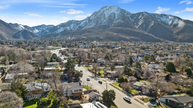 4426 South 3035 East Holladay, UT 84124 - Photo 43 of 49 Aerial perspective of suburban area featuring mountains
