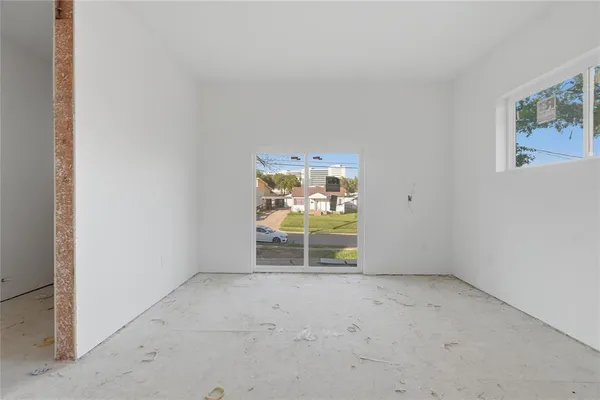 a view of room with window