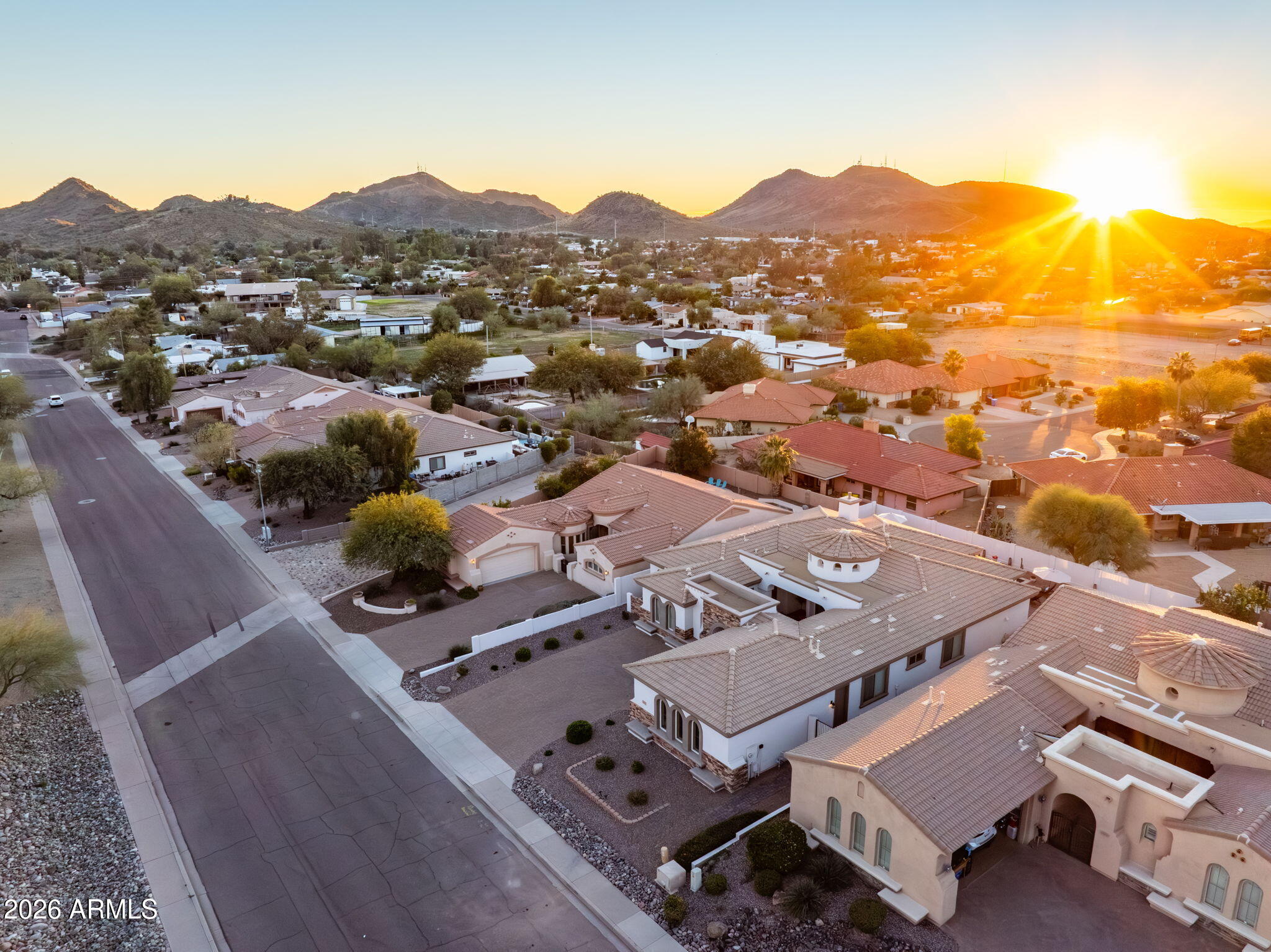 14112 North 12th Street Phoenix, AZ 85022 - Photo 42 of 46 an aerial view of a house with a outdoor space