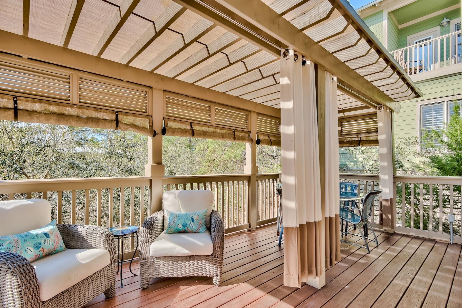 25 South Summit Drive Santa Rosa Beach, FL 32459 - Photo 21 of 46 a balcony with furniture