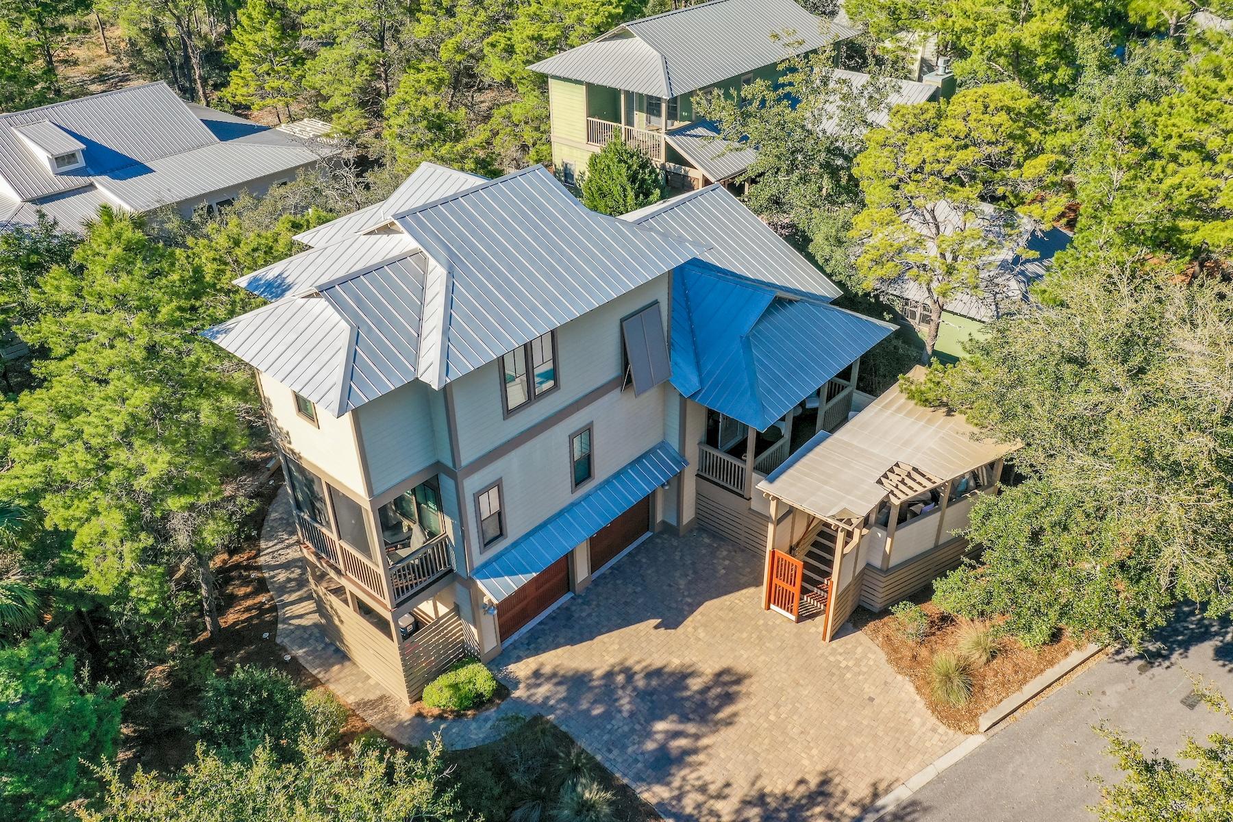 25 South Summit Drive Santa Rosa Beach, FL 32459 - Photo 40 of 46 an aerial view of a house with a yard