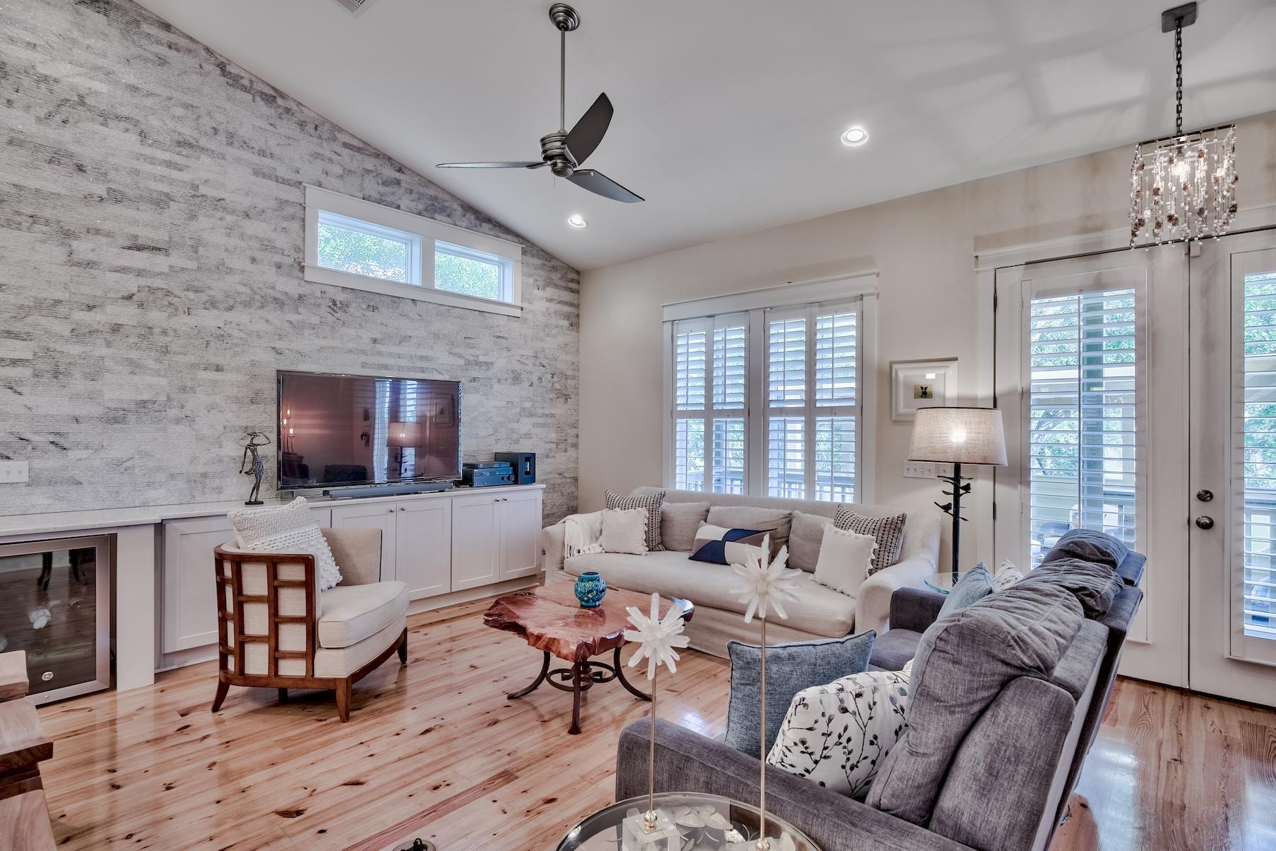 25 South Summit Drive Santa Rosa Beach, FL 32459 - Photo 6 of 46 a living room with furniture and a flat screen tv