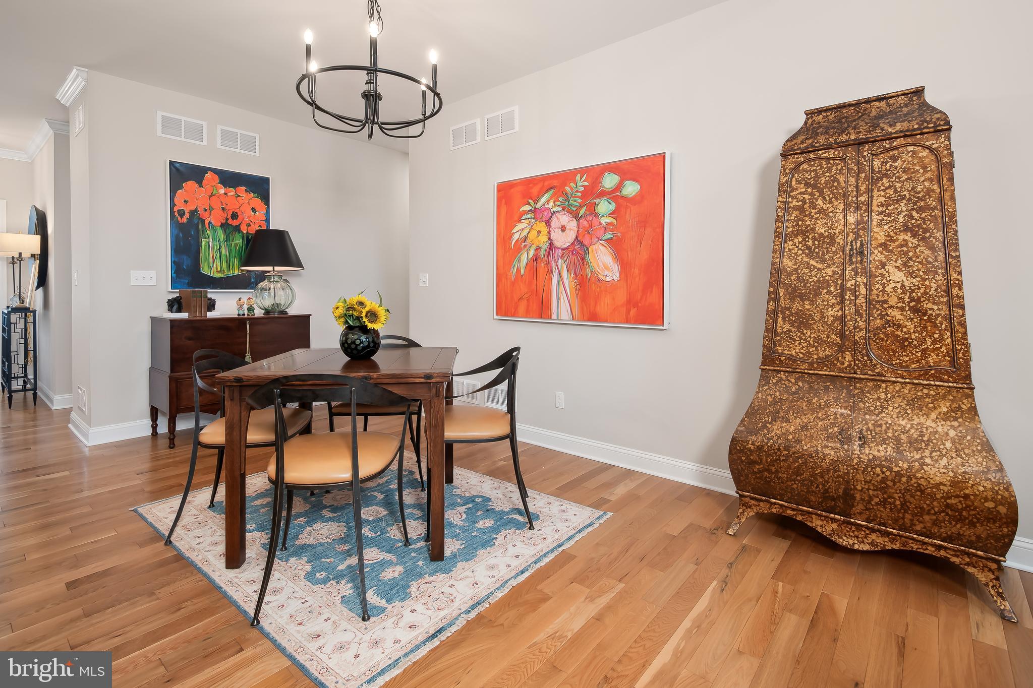 4459 Old Saucon Road Bethlehem, PA 18015 - Photo 19 of 39 a dining room with furniture and wooden floor