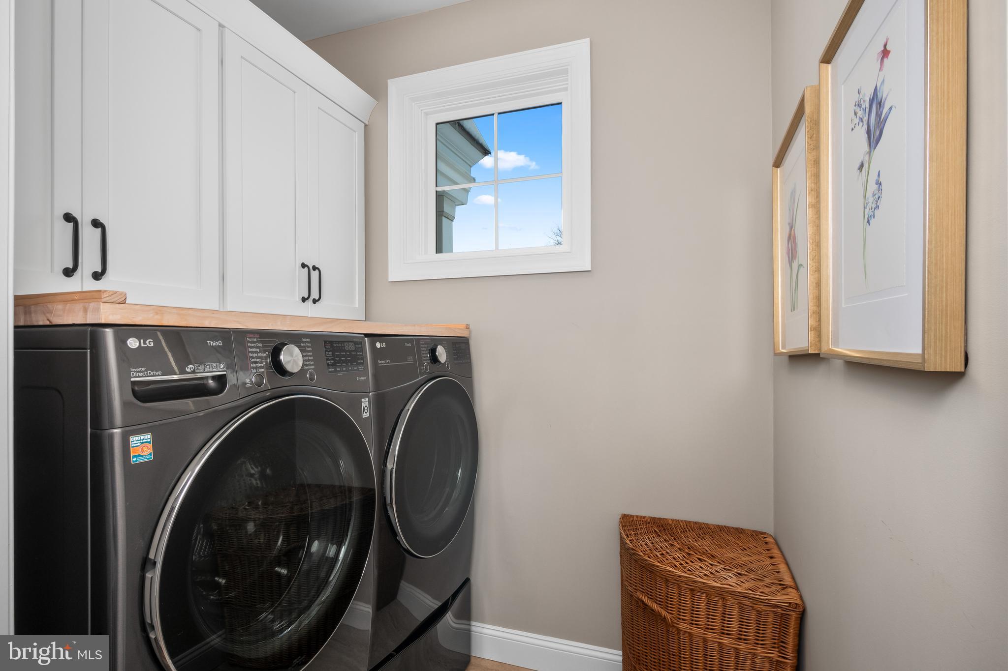 4459 Old Saucon Road Bethlehem, PA 18015 - Photo 30 of 39 a view of a hallway with washer and dryer