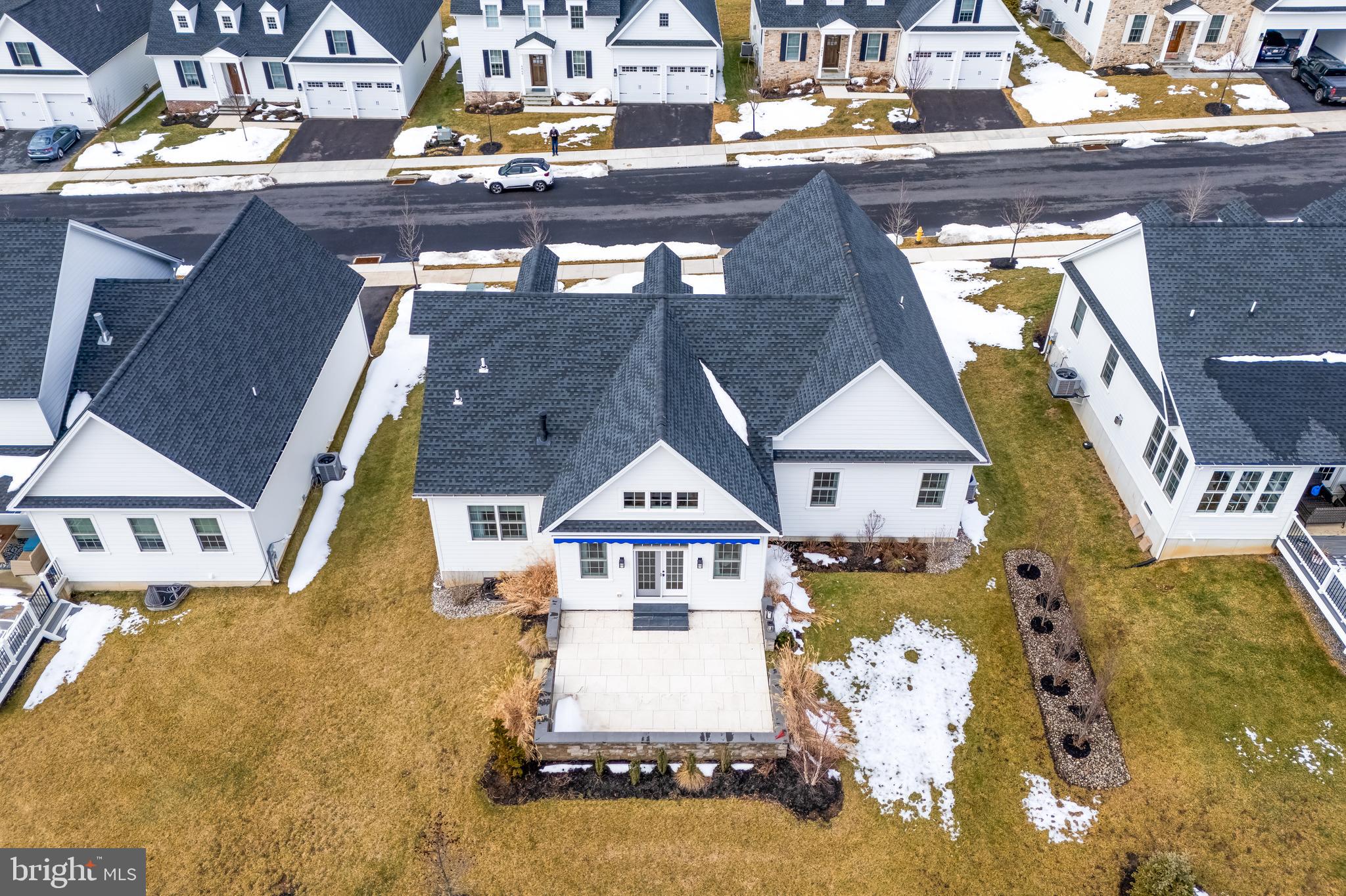 4459 Old Saucon Road Bethlehem, PA 18015 - Photo 36 of 39 an aerial view of residential houses with outdoor space
