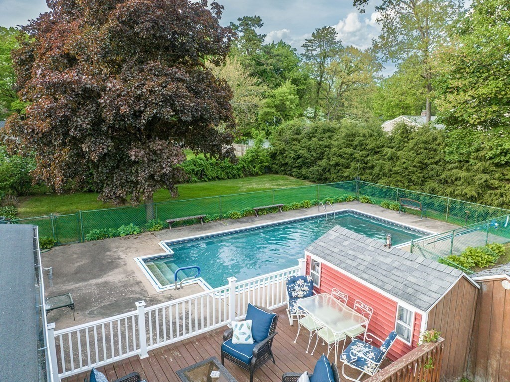 163 Cedar Road Longmeadow, MA 01106 - Photo 32 of 39 a view of a backyard with sitting area