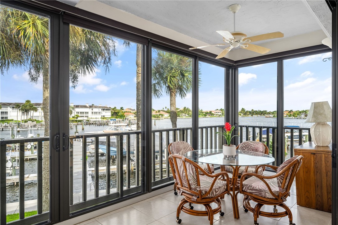 1875 Bay Road, Unit 215H Vero Beach, FL 32963 - Photo 9 of 36 a view of a city from a balcony