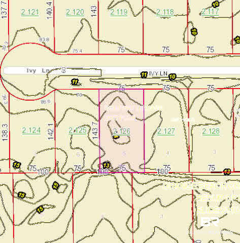 24940 Ivy Lane Orange Beach, AL 36561 - Photo 3 of 4 Contour Map