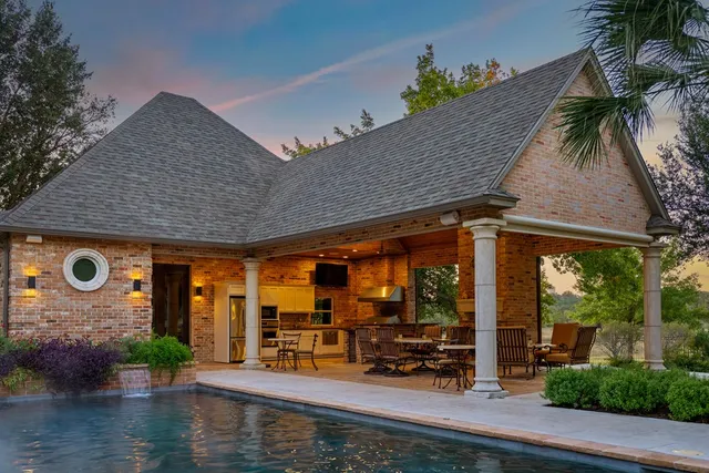 a view of city and mountain