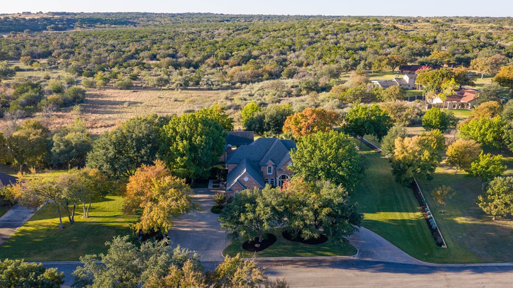 2409 West Commerce Street San Saba, TX 76877 - Photo 83 of 96 an aerial view of residential houses with outdoor space and trees