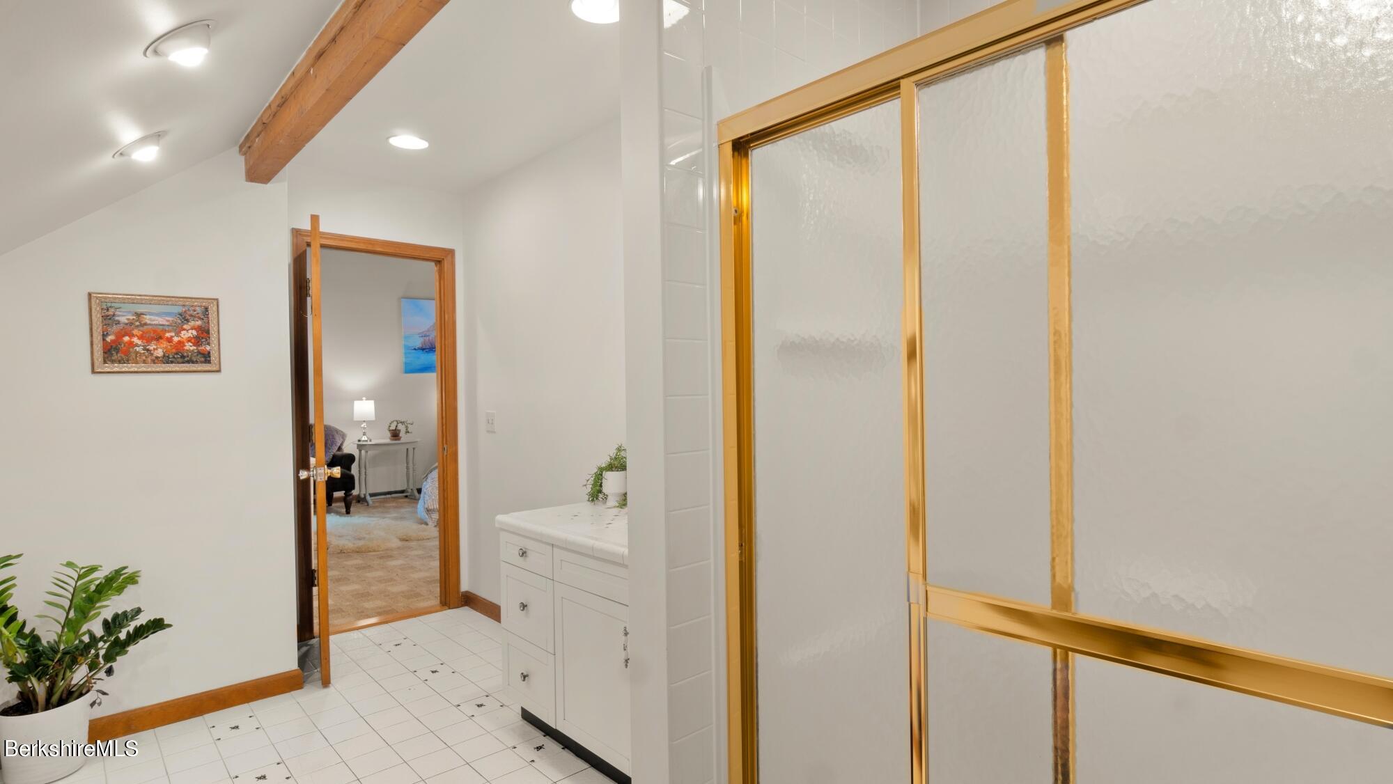 499 Norton Road Otis, MA 01029 - Photo 19 of 31 a bathroom with a shower and a toilet