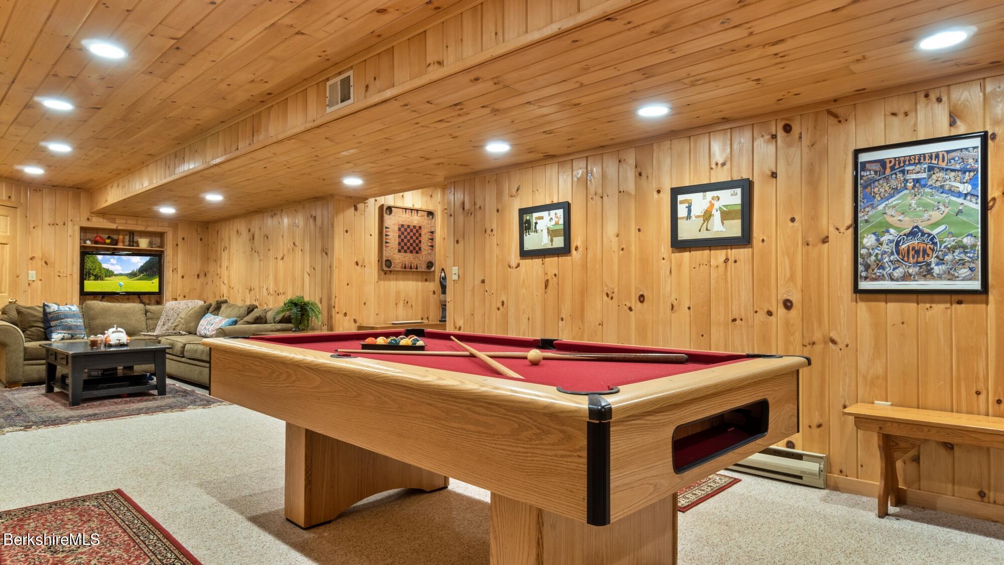 499 Norton Road Otis, MA 01029 - Photo 23 of 31 a playing room with table tennis and furniture