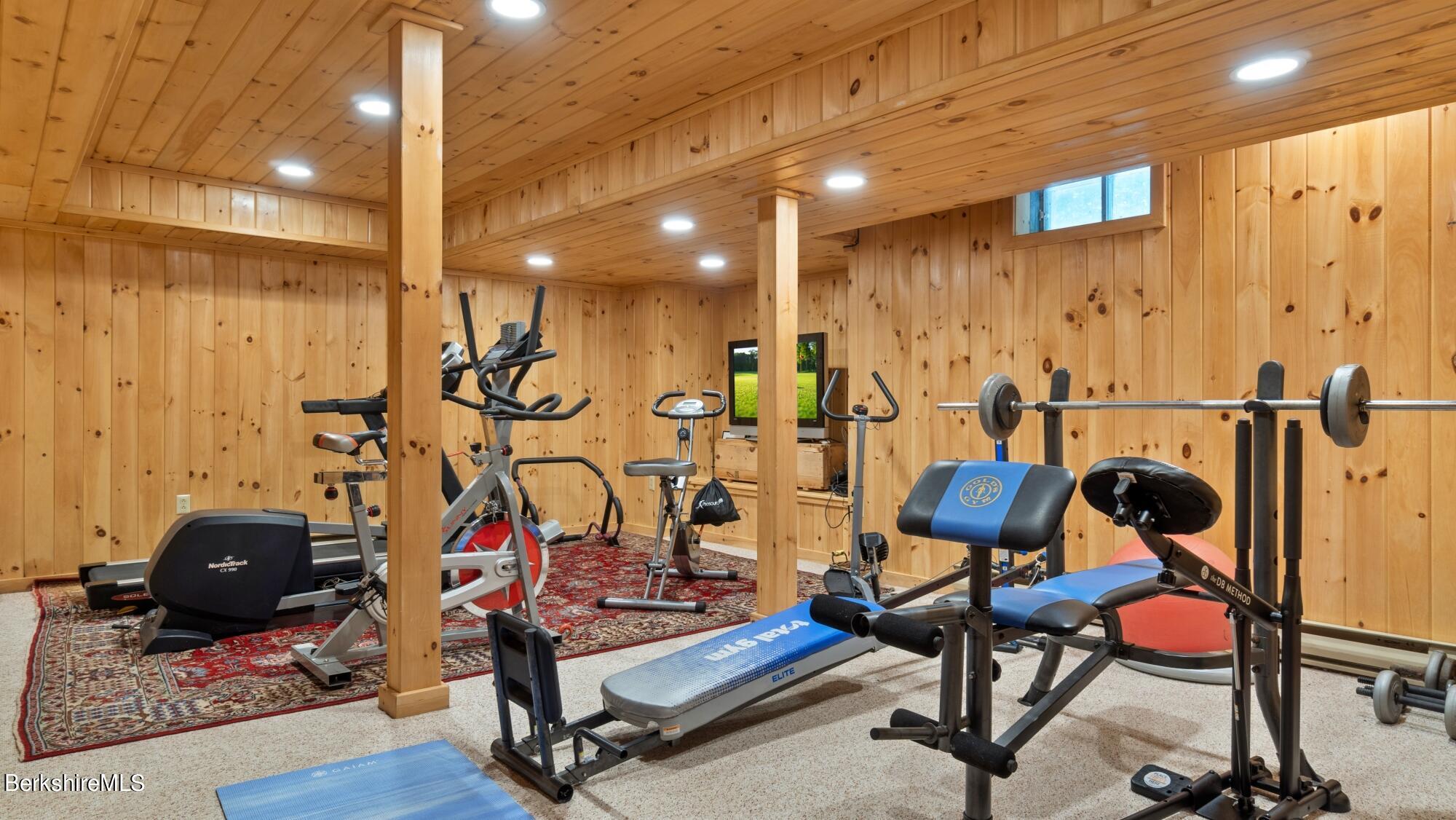 499 Norton Road Otis, MA 01029 - Photo 24 of 31 a view of a room with gym equipment