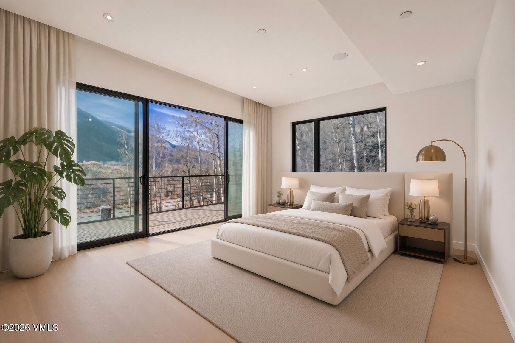 2805 Bald Mountain Road Vail, CO 81657 - Photo 12 of 68 Master Bed