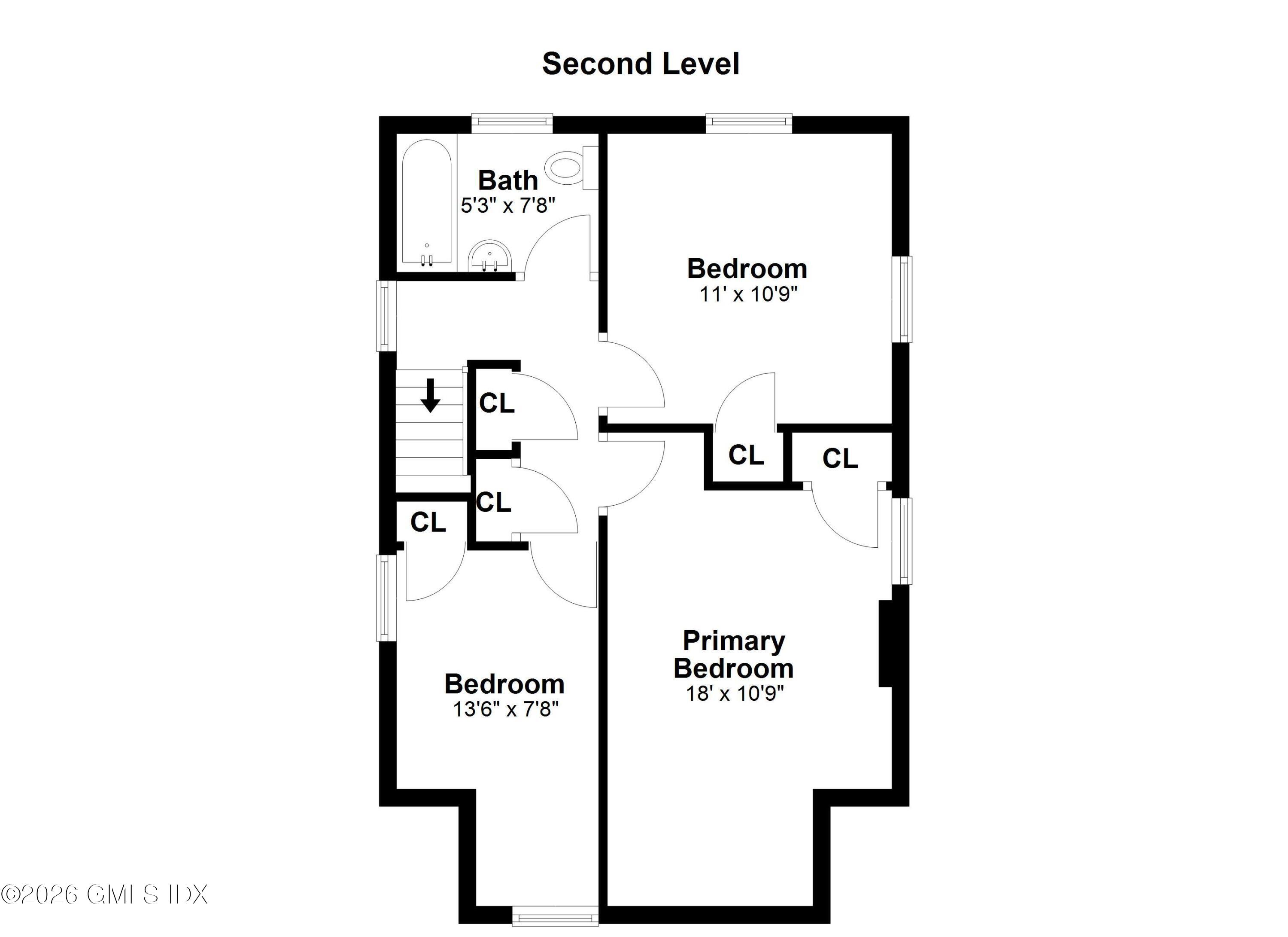 3 Bolling Place Greenwich, CT 06830 - Photo 17 of 18 Second Floor