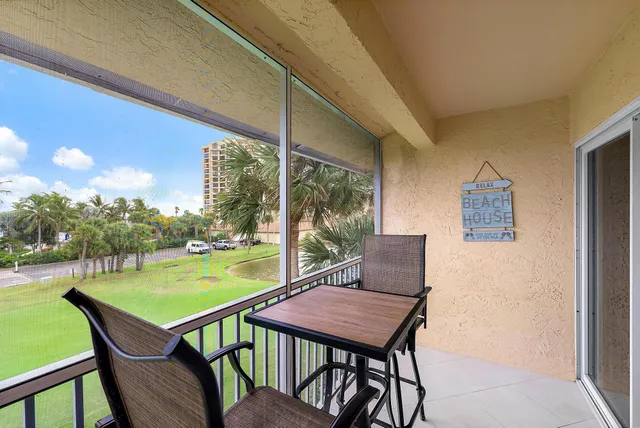 a view of a outdoor seating area with furniture