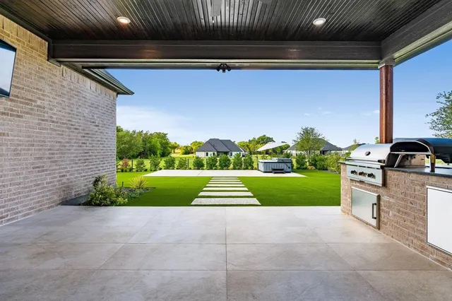 a view of outdoor space and yard