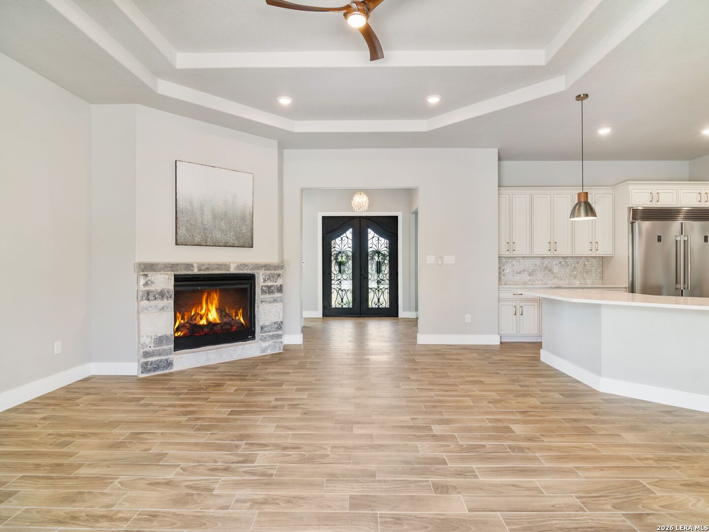 250 Private Road 2775 Mico, TX 78056 - Photo 10 of 57 a view of an empty room and fire place