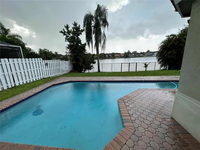 a view of swimming pool from a terrace