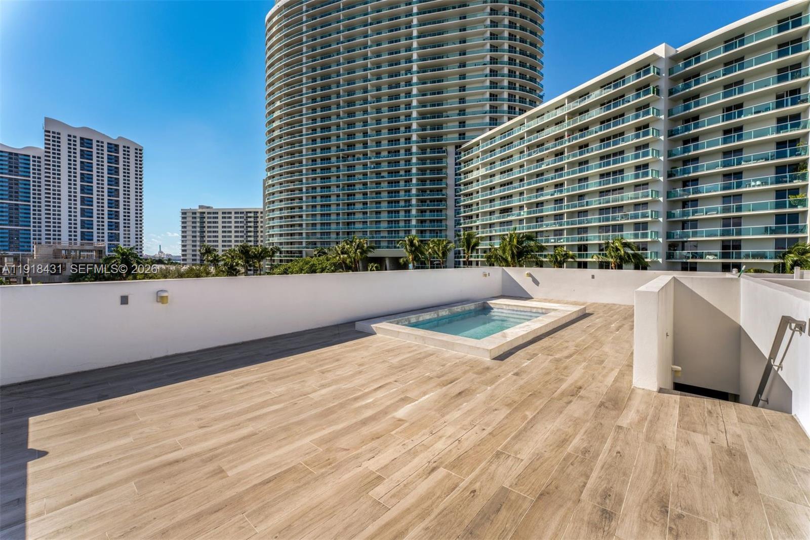 1525 Bay Road, Unit 1525 Miami Beach, FL 33139 - Photo 26 of 37 a view of swimming pool with outdoor space
