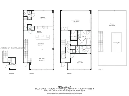 a view of empty room with white walls