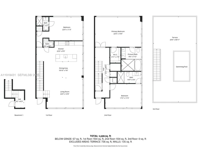 a view of empty room with white walls