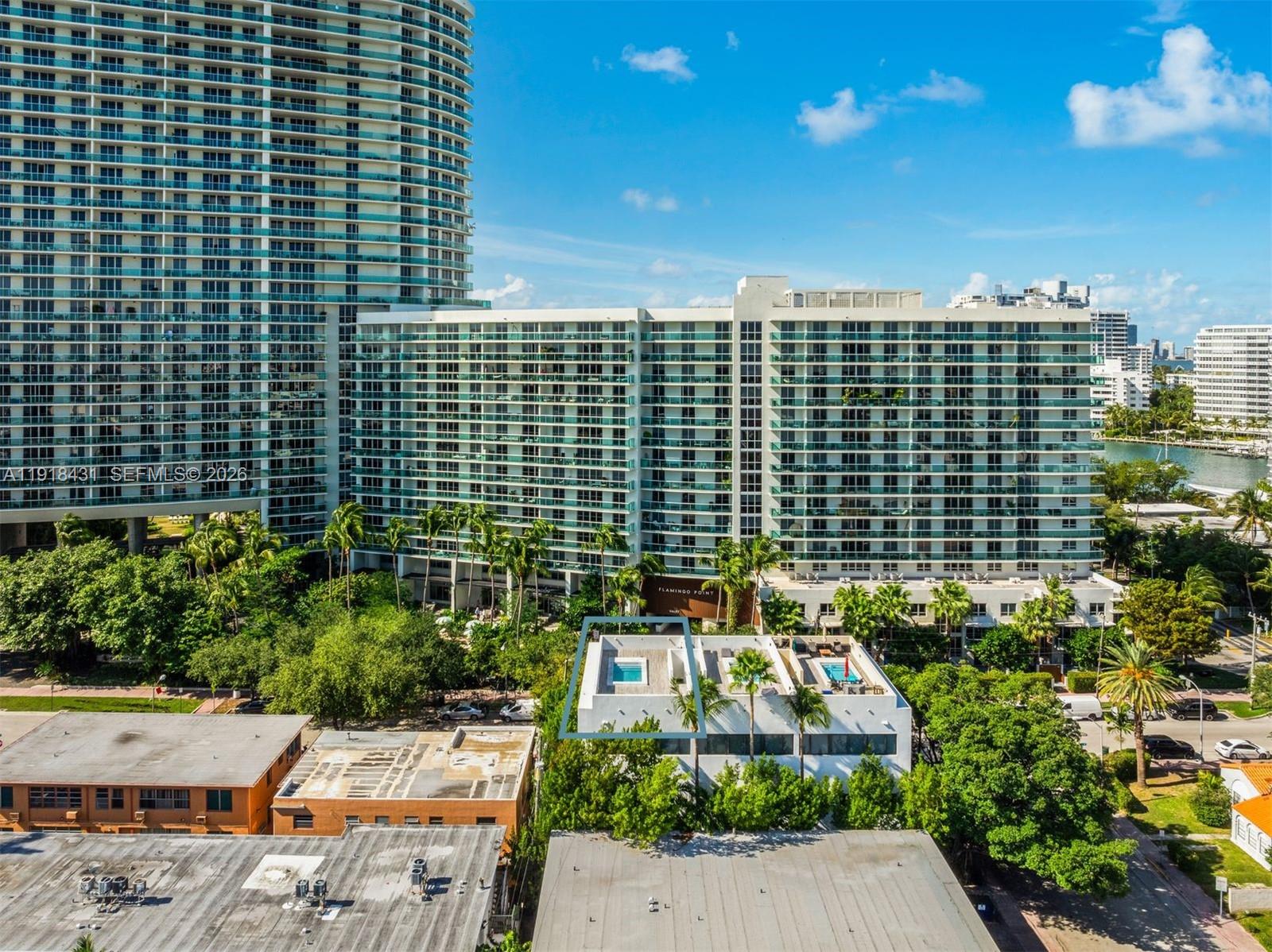 1525 Bay Road, Unit 1525 Miami Beach, FL 33139 - Photo 36 of 37 a view of entryway with outdoor space