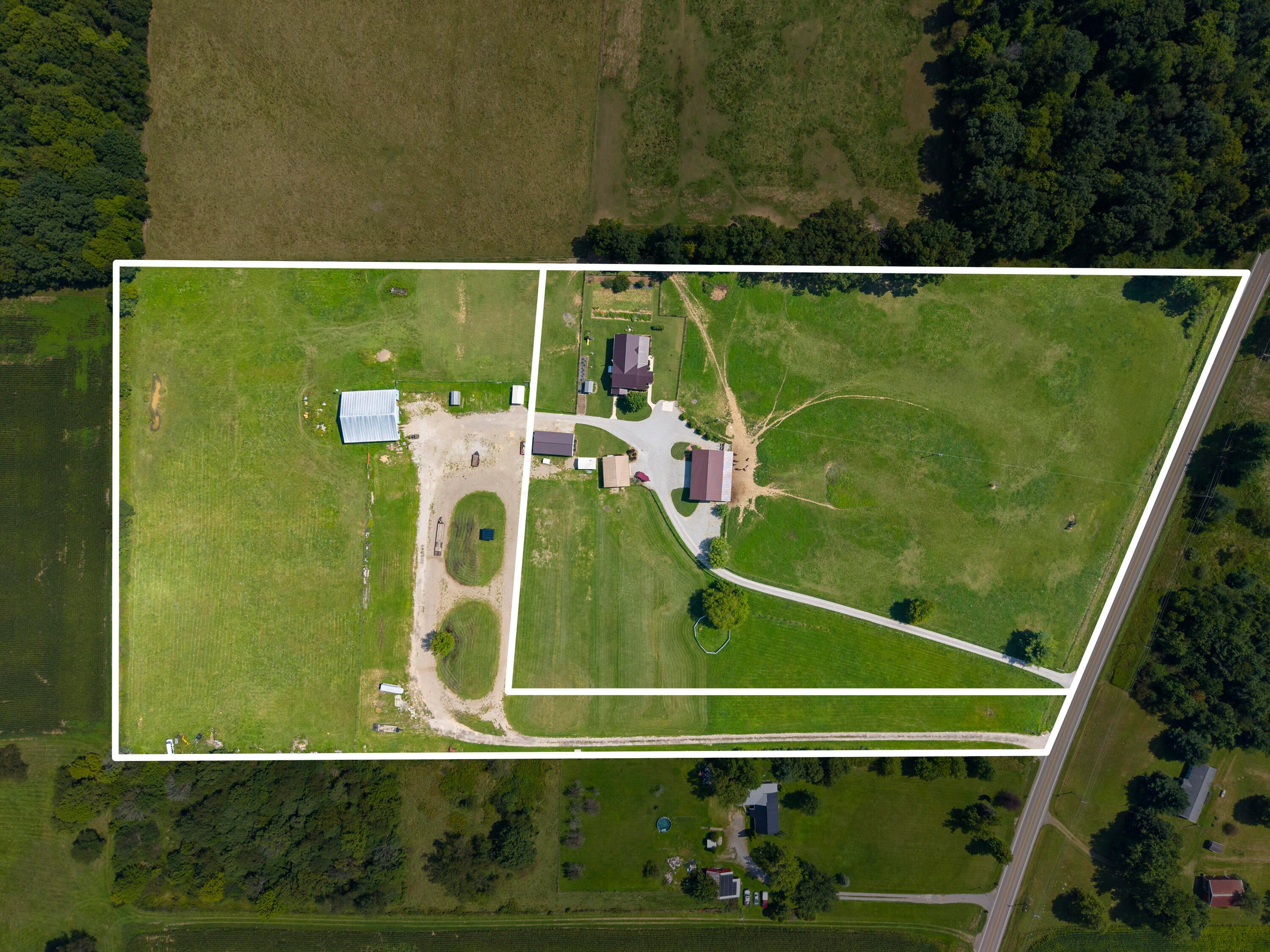 0 Newcastle Road Howard, OH 43028 - Photo 4 of 8 Flag lot only. Includes large barn. Lot lines are approximate.