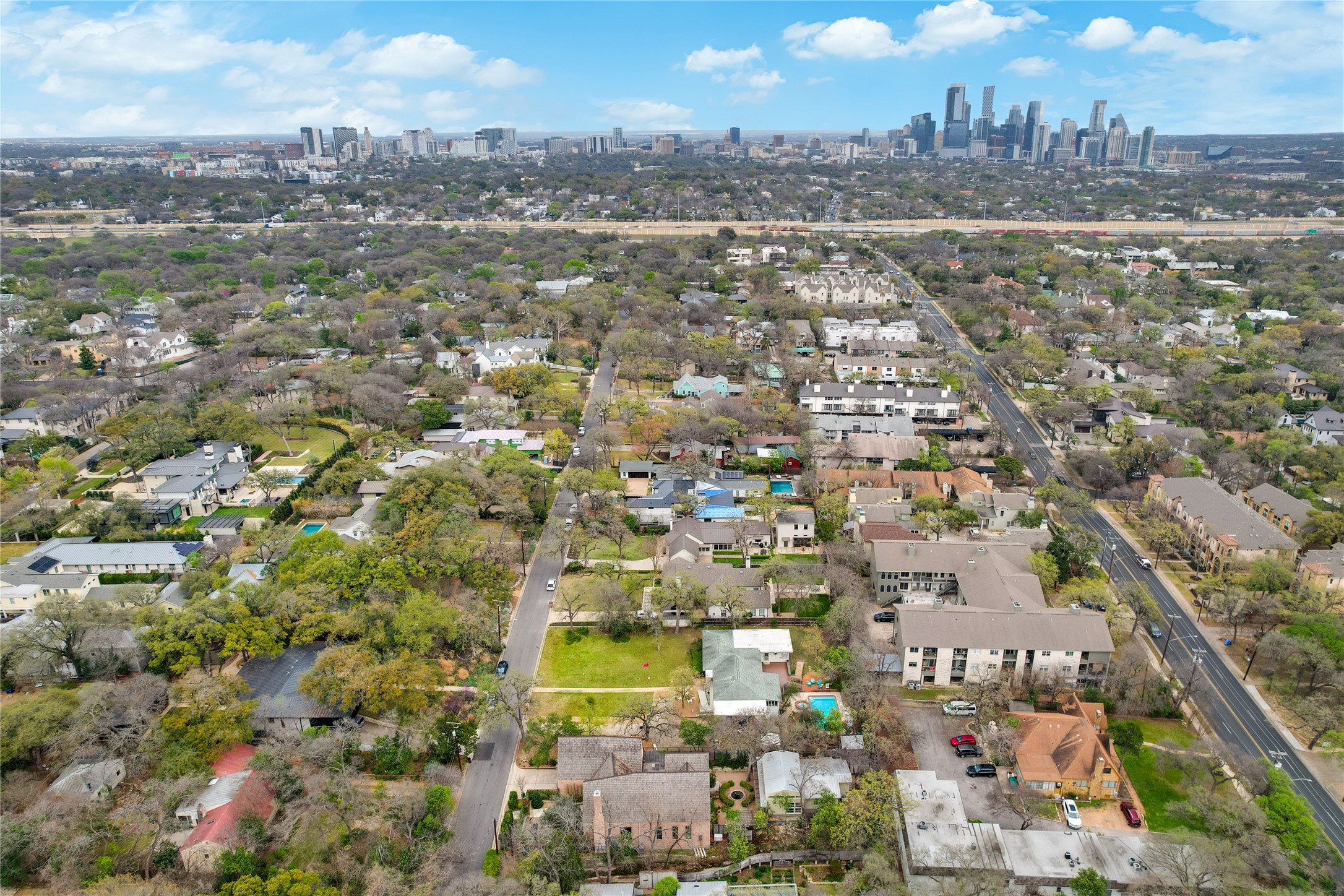 2511 Bridle Path Austin, TX 78703 - Photo 4 of 6 an aerial view of a city