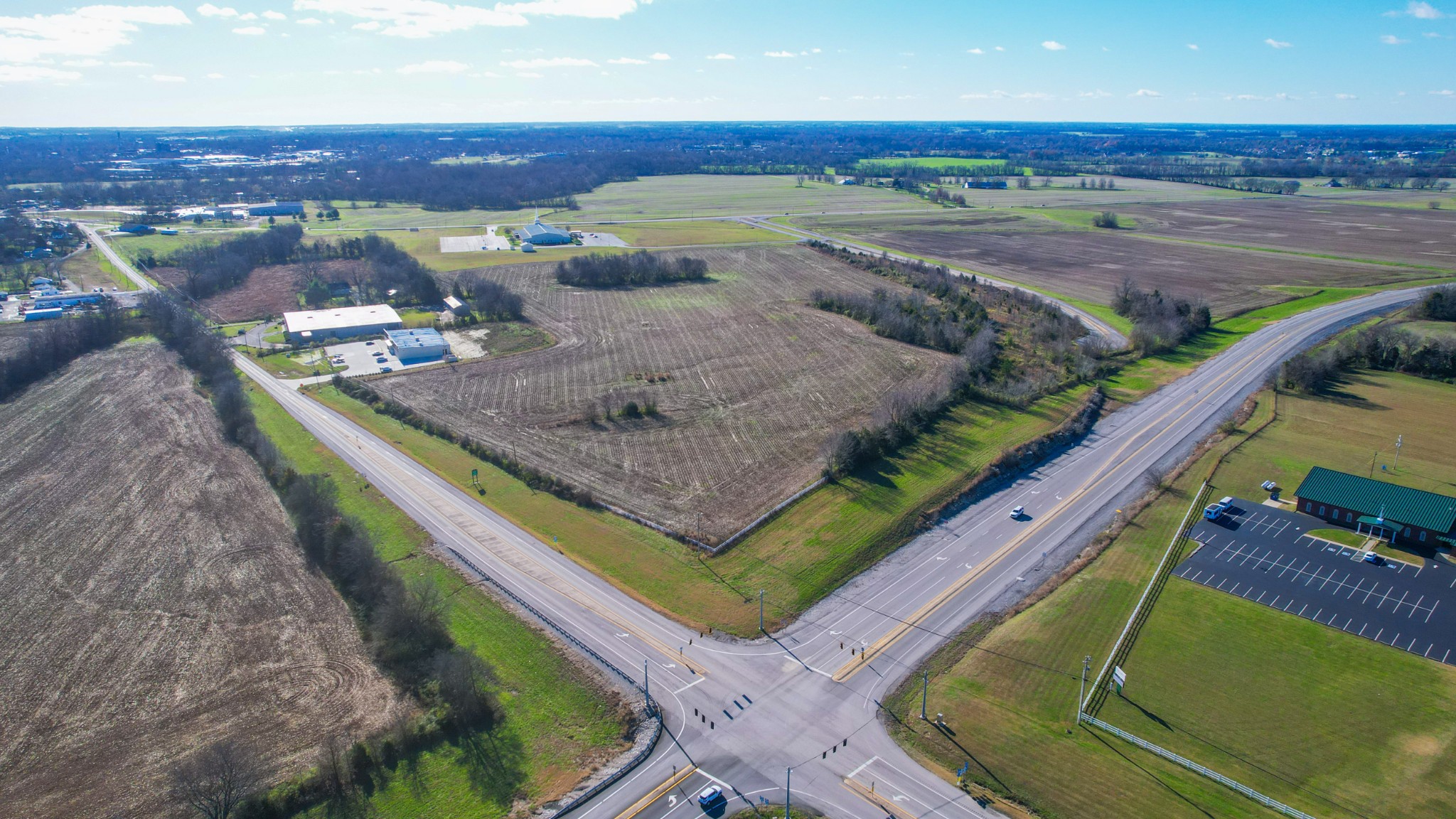 0 Cadiz Road Hopkinsville, KY 42240 - Photo 15 of 56 an aerial view of a backyard