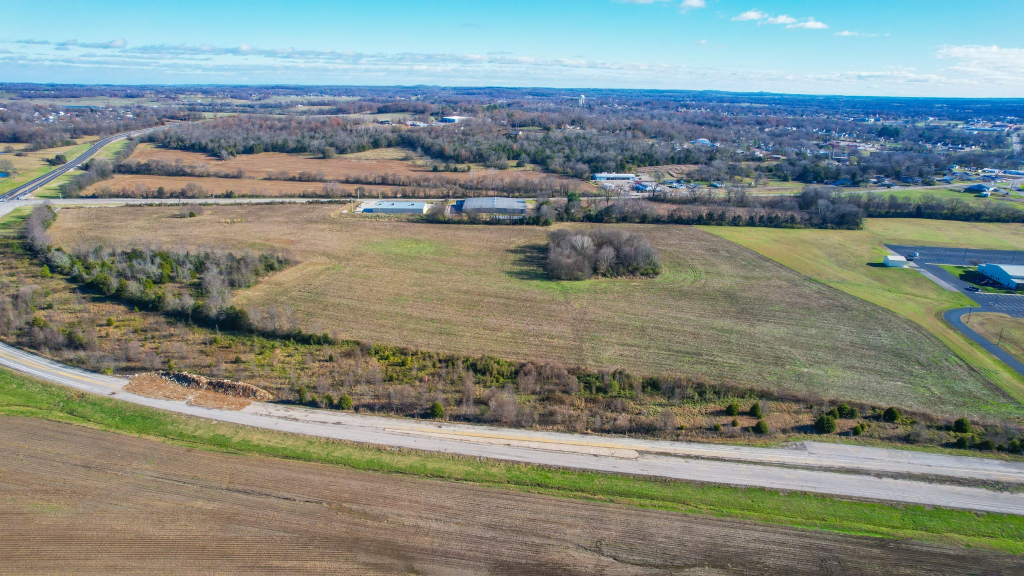 0 Cadiz Road Hopkinsville, KY 42240 - Photo 27 of 56 an aerial view of residential houses with outdoor space