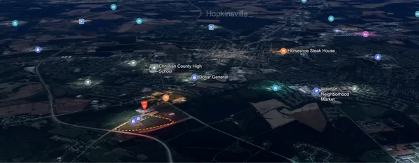 a view of a lake with a ocean view